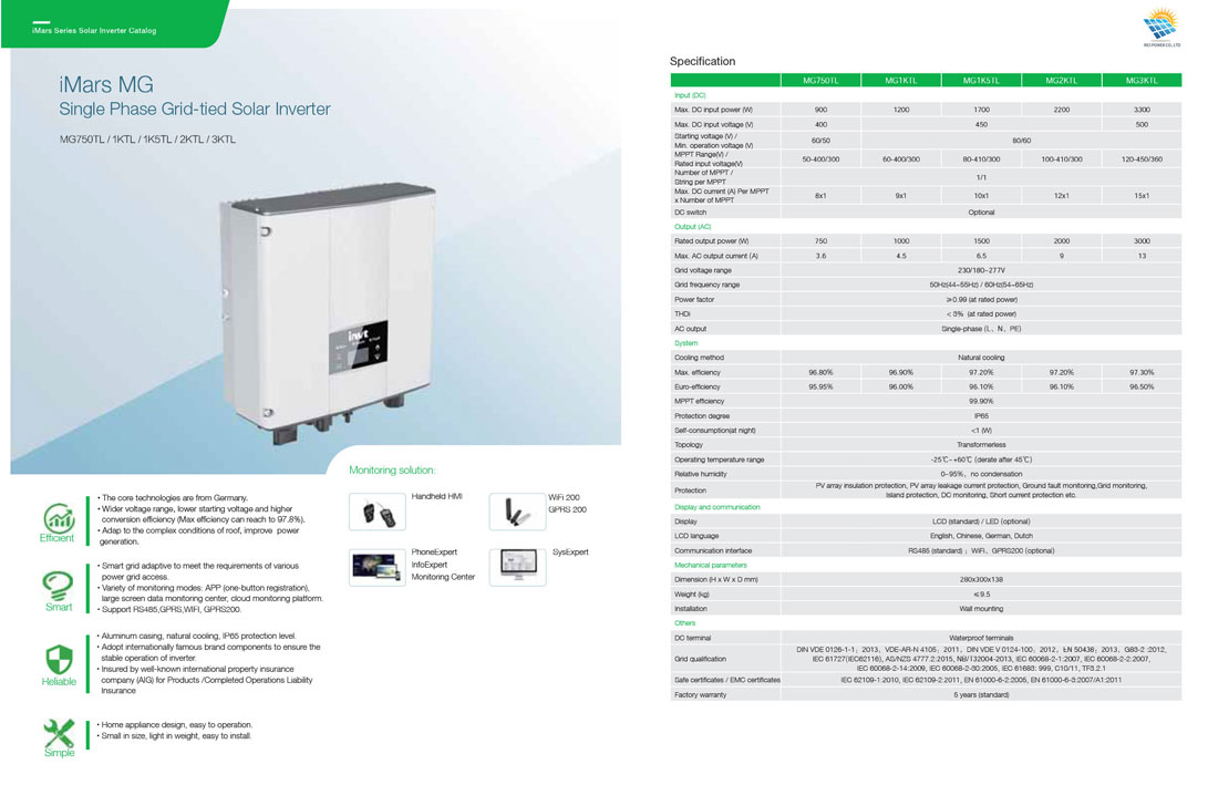 0.75 3kw solar inverter