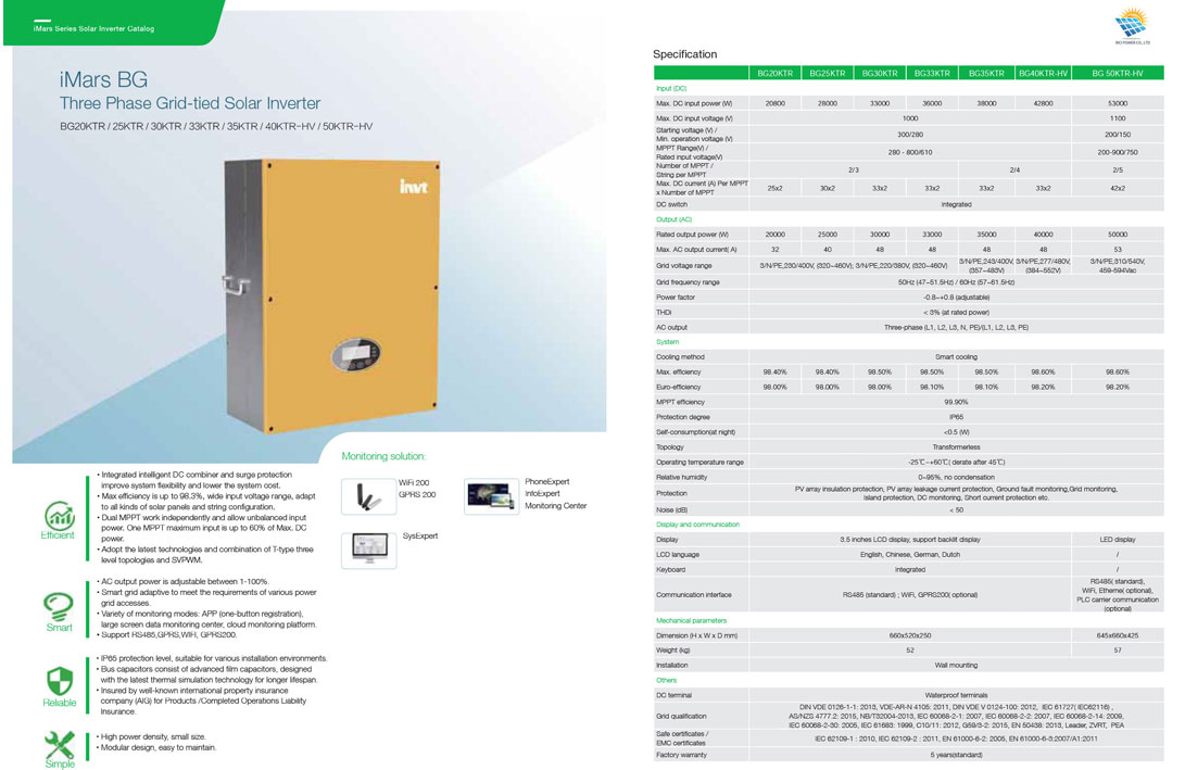 20kw 35kw solar inverter